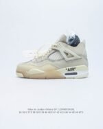 Nike Air Jordan 4 Retro off white - Image 2