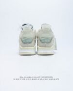 Nike Air Jordan 4 Retro off white - Image 5