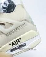 Nike Air Jordan 4 Retro off white - Image 7